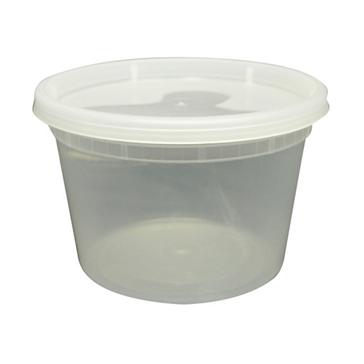 塑膠湯盒/蓋 16 oz
